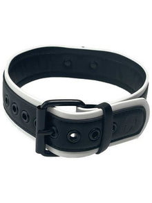 BRUTUS Puppy Hunde-Halsband schwarz-weiss