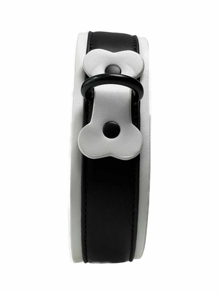 BRUTUS Puppy Hunde-Halsband schwarz-weiss