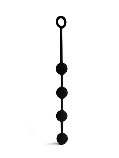 BRUTUS Silikon Analkugeln 4x40mm schwarz