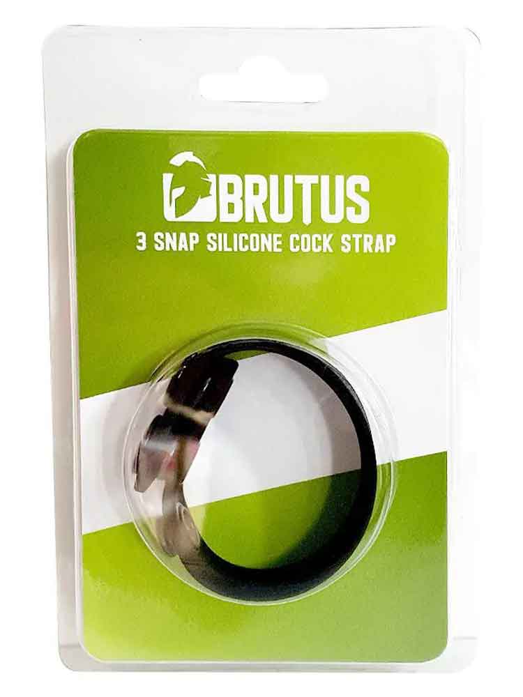 BRUTUS Silikon-Cockring - schwarz