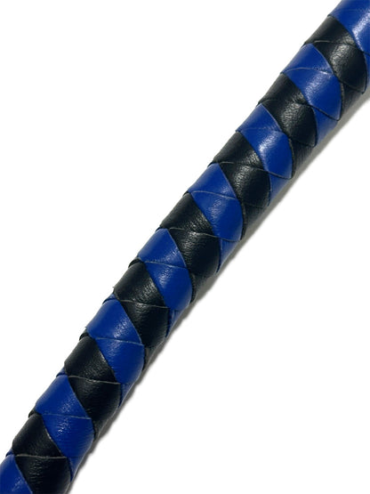Peitsche Bullenpeitsche Singletail 140cm schwarz-blau