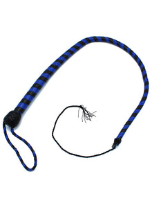 Peitsche Bullenpeitsche Singletail 90cm schwarz-blau