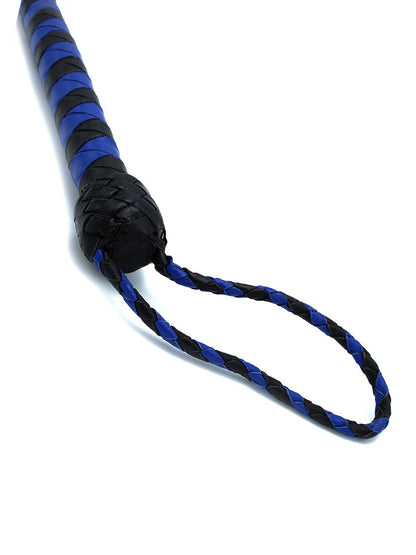 Peitsche Bullenpeitsche Singletail 90cm schwarz-blau