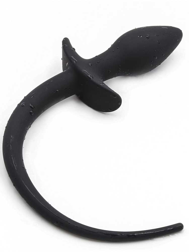 Butt-Plug DOGTAIL Silikon schwarz