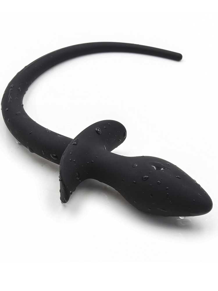 Butt-Plug DOGTAIL Silikon schwarz
