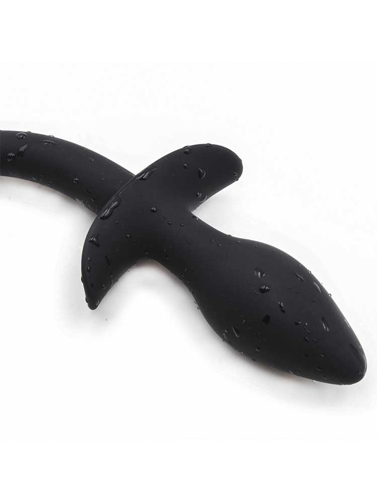 Butt-Plug DOGTAIL Silikon schwarz