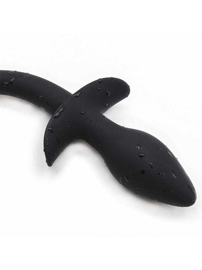 Butt-Plug DOGTAIL Silikon schwarz