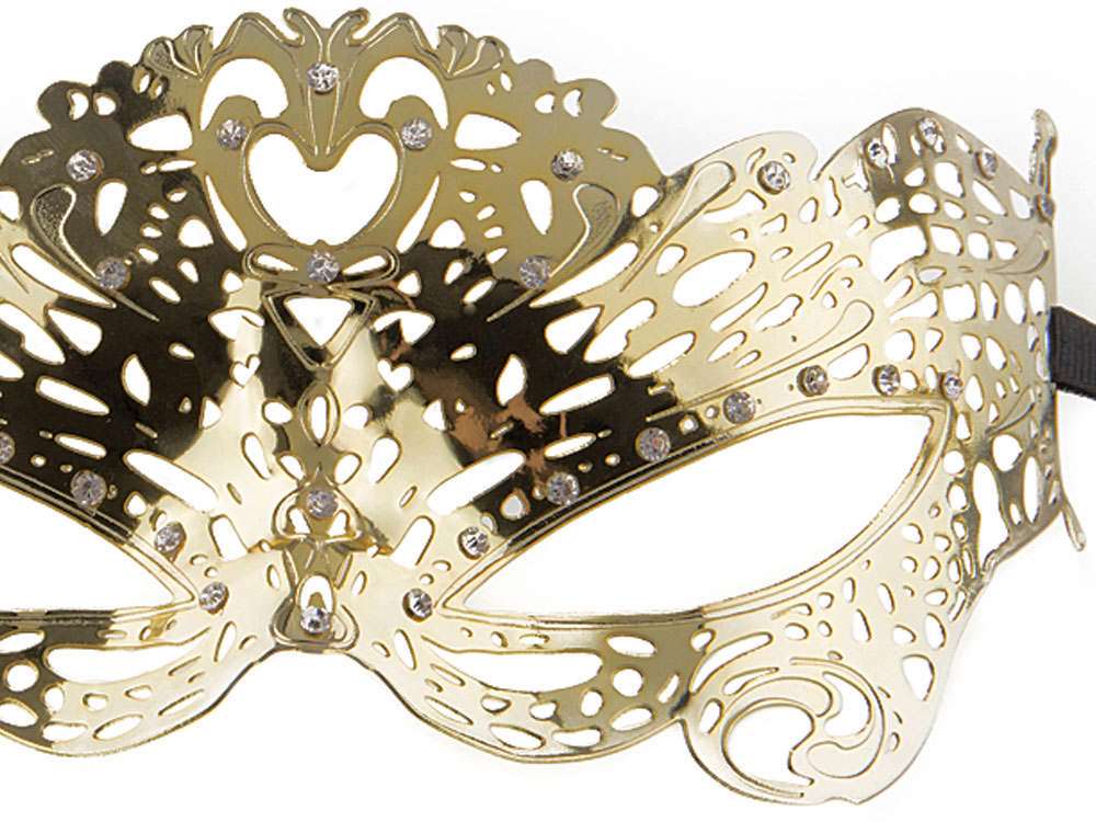 Butterfly Masquerade Maske - gold
