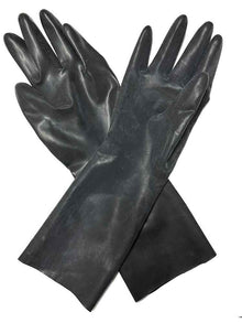 BUTTR Latexhandschuhe schwarz 37cm