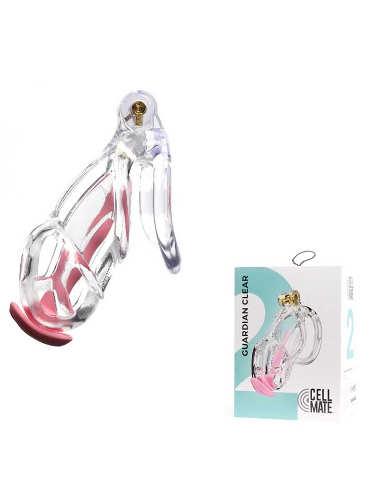 Cellmate Guardian Keuschheitskäfig clear SIZE 2