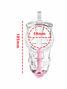 Cellmate Guardian Keuschheitskäfig clear SIZE 4