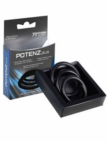 Cockring POTENZ PLUS SET 35-40-45mm schwarz