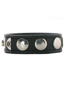 Leder-Cockring 5 Druckknöpfe