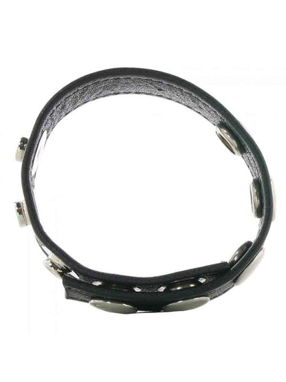 Leder-Cockring 5 Druckknöpfe