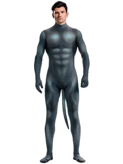 Animal Cosplay DOG Overall schwarz