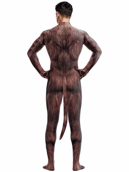 Animal Cosplay WERWOLF Overall braun