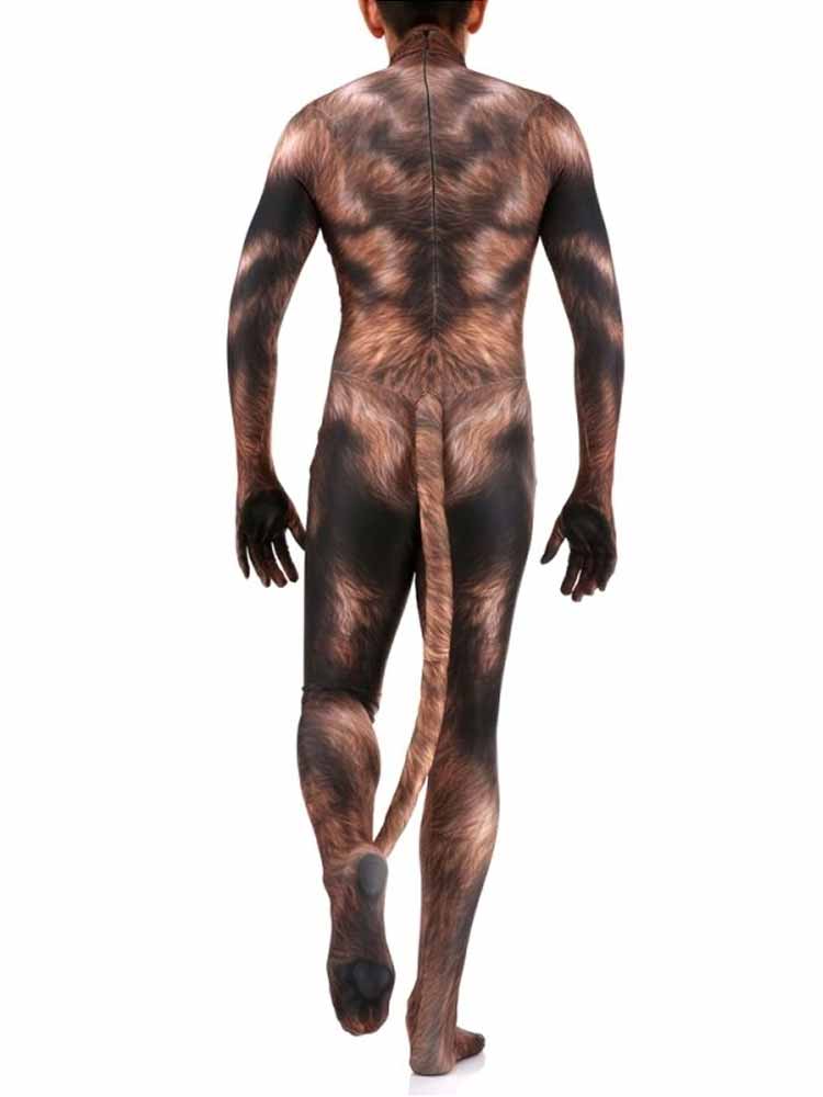 Animal Cosplay WERWOLF Overall braun