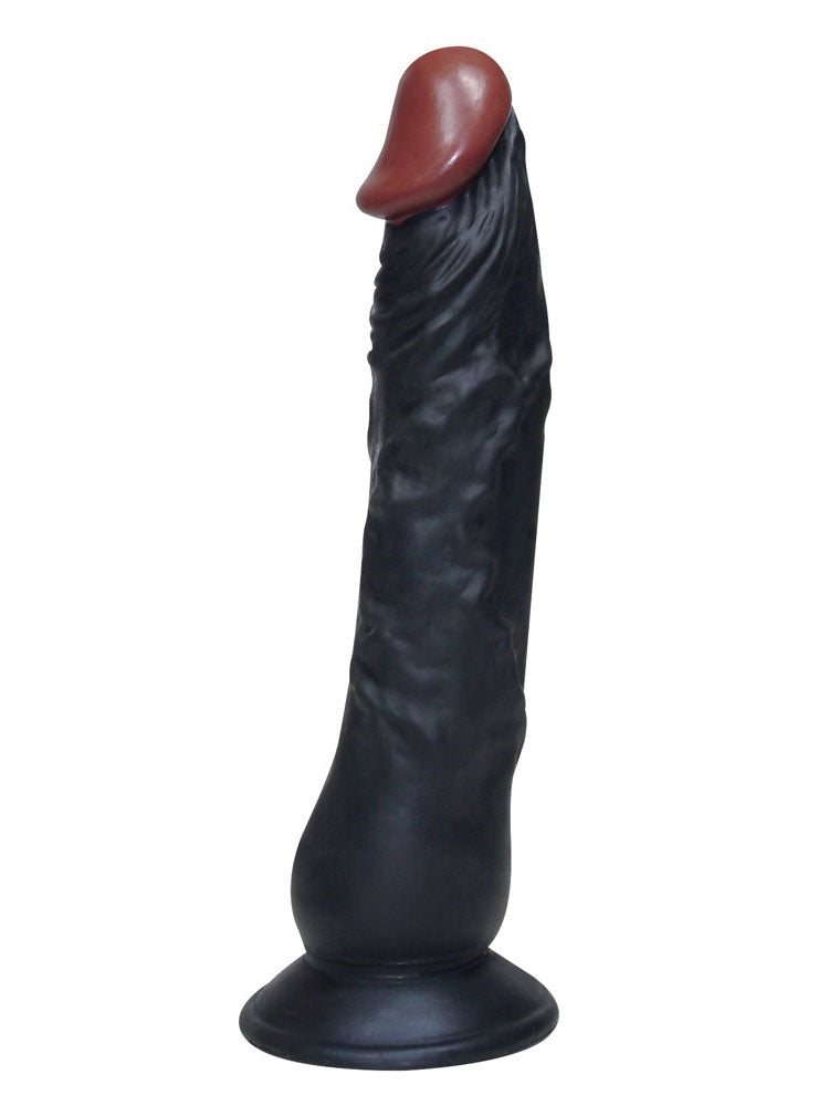Dildo EUROPEAN LOVER dunkel mit Saugnapf 23cm