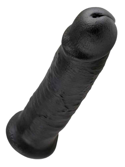 Dildo KING COCK 10 inch - 26x6.5cm - schwarz
