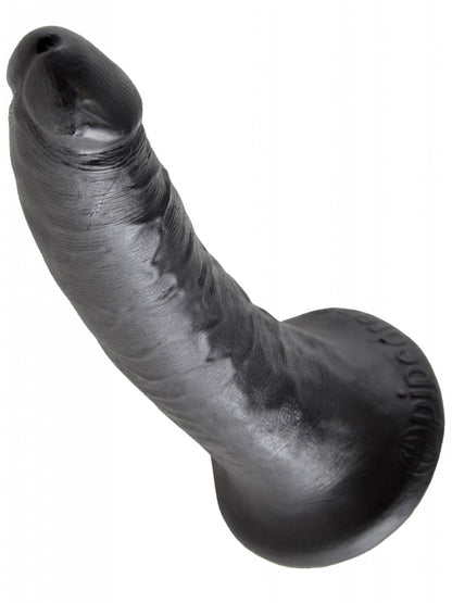 Dildo KING COCK 7 inch - 17.8x4.1cm - schwarz