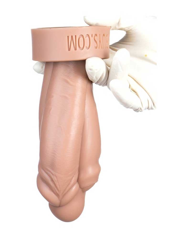 Dildo TRIPLE COCK 17x6.5cm