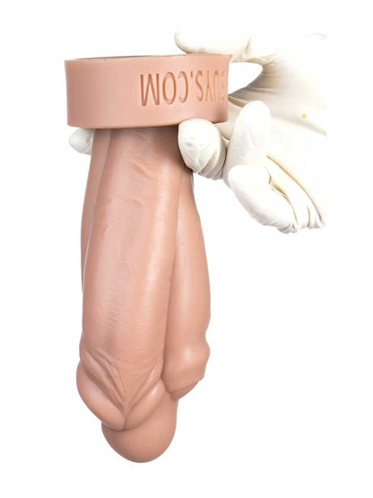Dildo TRIPLE COCK 17x6.5cm
