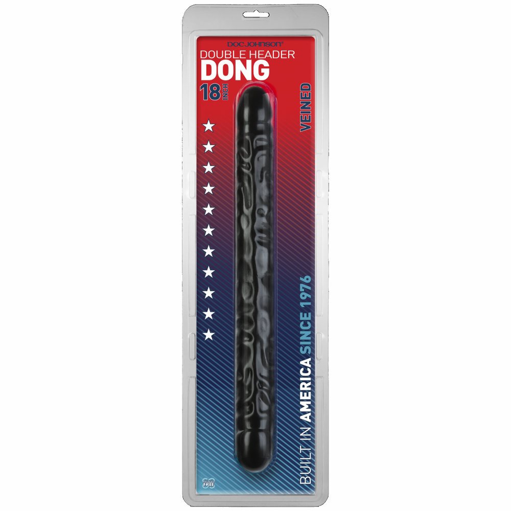 Doppeldildo DOC JOHNSON 18" - schwarz