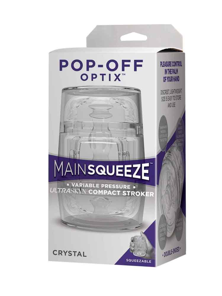 MAINSQUEEZE POP-OFF Stroker Crystal