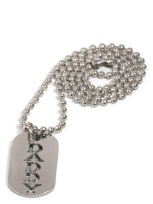 Kink Fetish Dogtag an Kette DADDY
