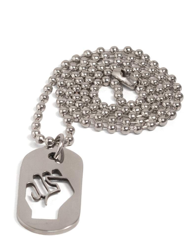 Kink Fetish Dogtag an Kette FIST