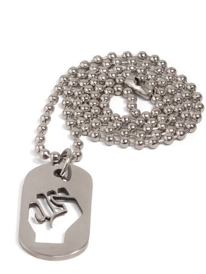 Kink Fetish Dogtag an Kette FIST