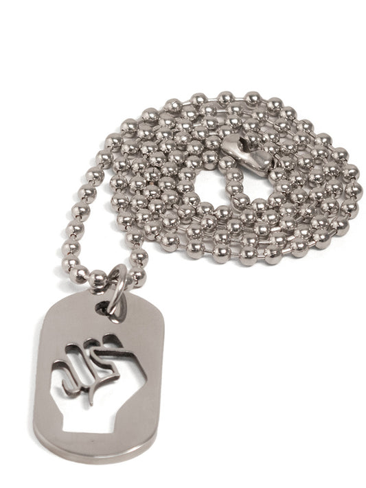 Kink Fetish Dogtag an Kette FIST