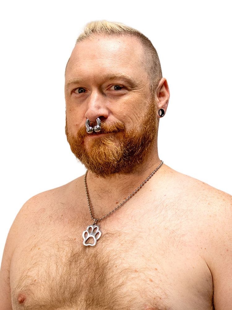 Kink Fetish Dogtag an Kette PUPPY PFOTE