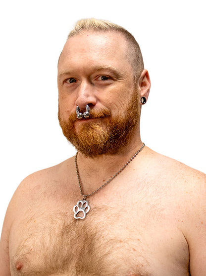Kink Fetish Dogtag an Kette PUPPY PFOTE