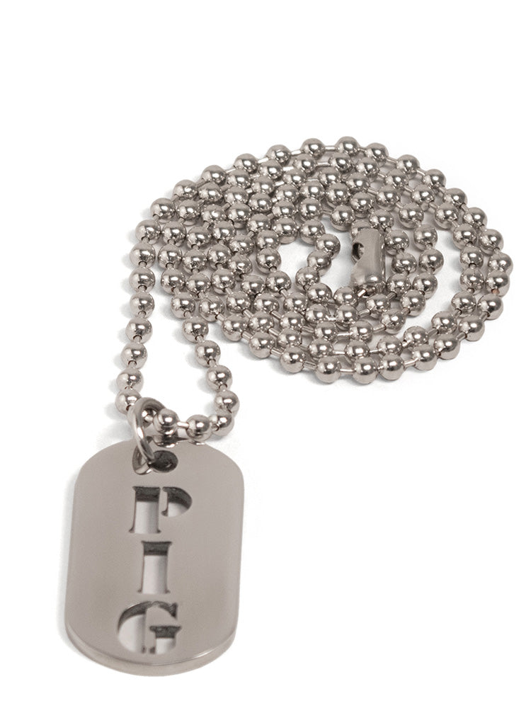 Kink Fetish Dogtag an Kette PIG