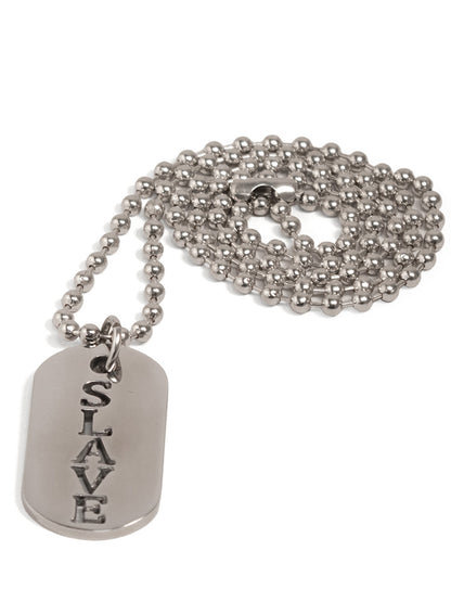 Kink Fetish Dogtag an Kette SLAVE
