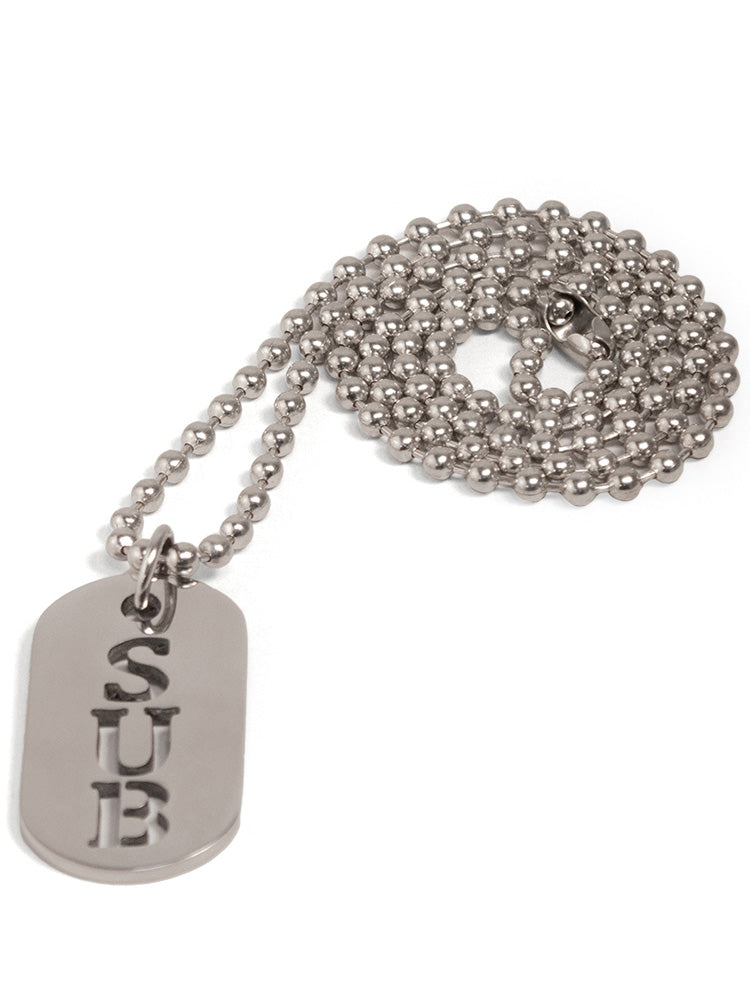 Kink Fetish Dogtag an Kette SUB