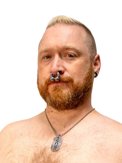 Kink Fetish Dogtag an Kette SUB