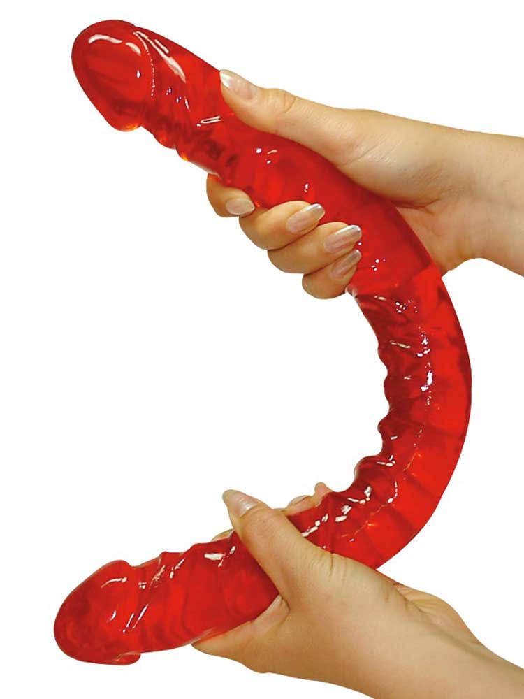 Doppeldildo ULTRA DONG 43cm - rot
