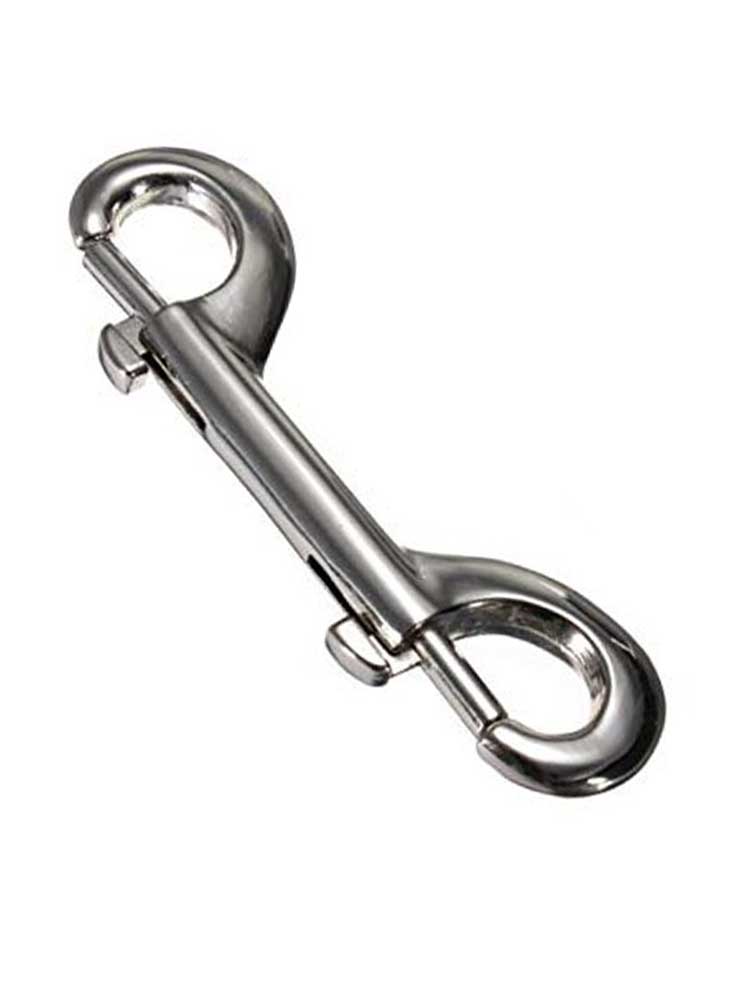 Doppelkarabiner verchromt