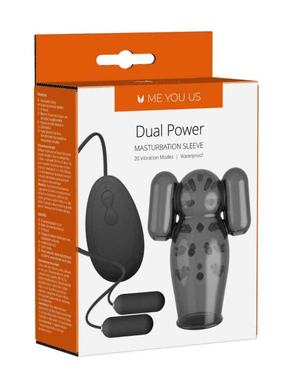 ME YOU US Dual Power Masturbation Sleeve mit Fernbedienung