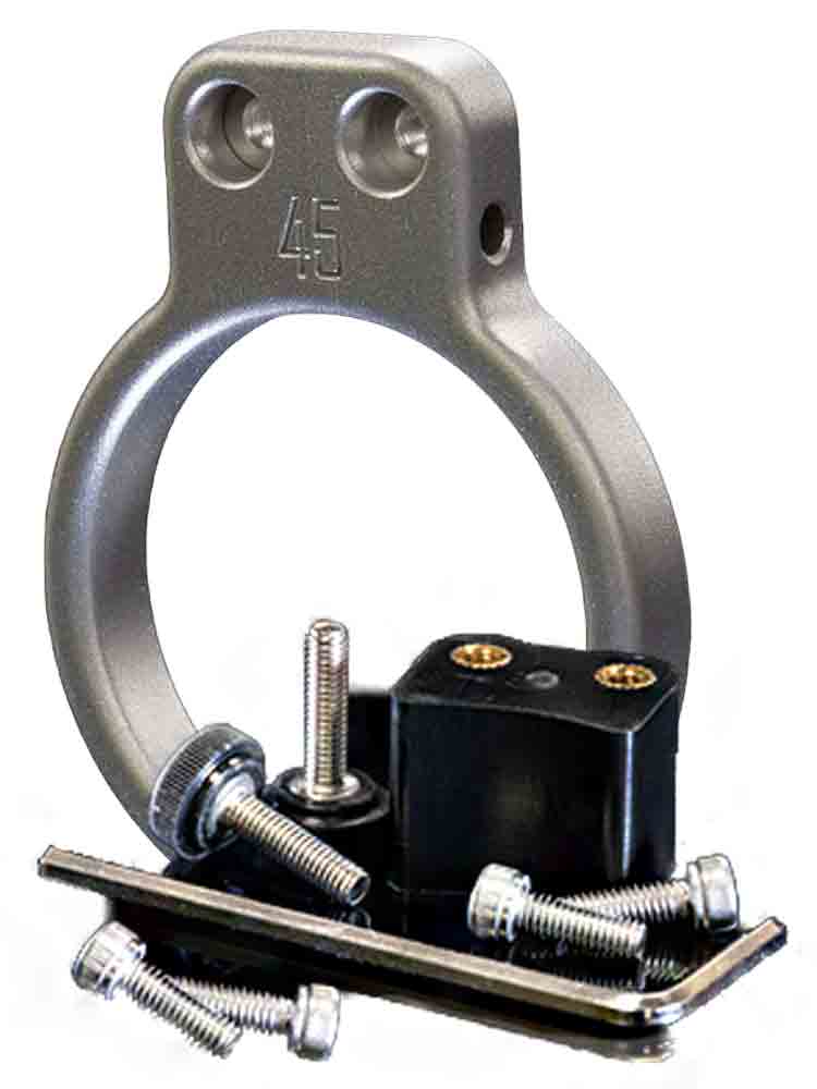 E-STIM Elektro Ring 45mm - 45mm + Accessory Pack