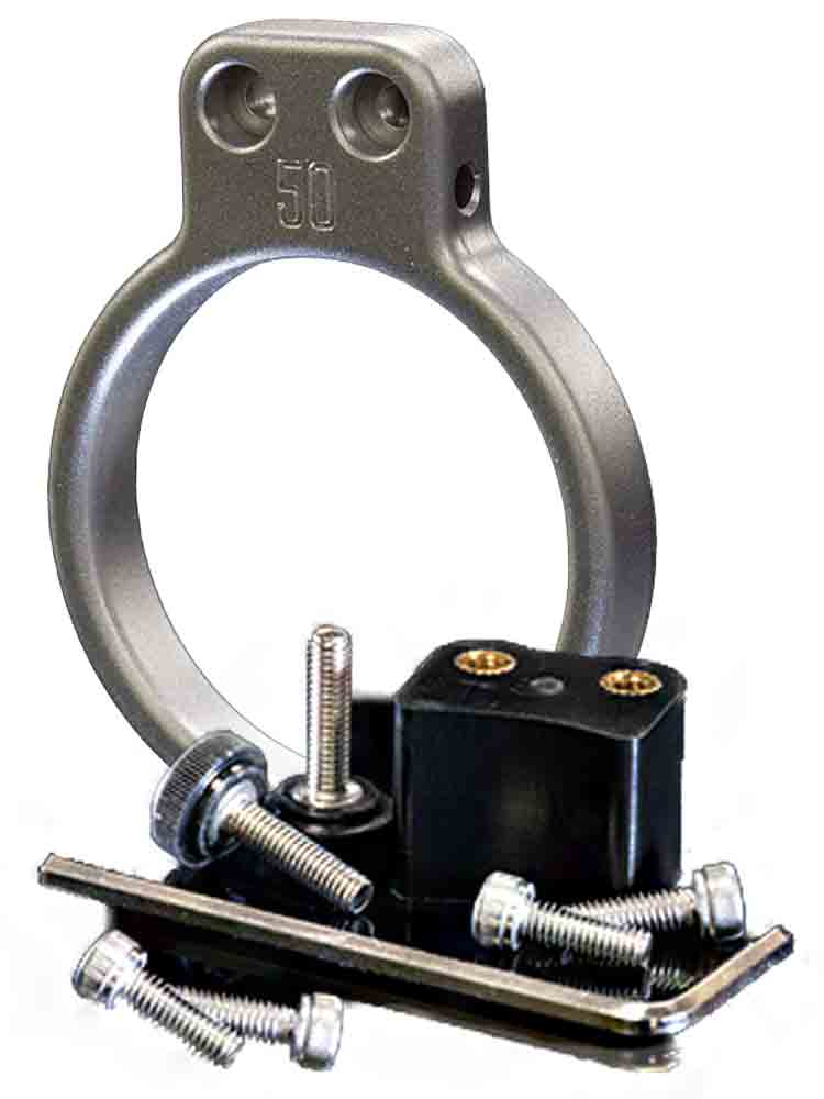 E-STIM Elektro Ring 50mm - 50mm + Accessory Pack