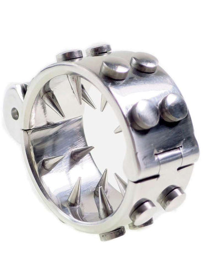 Edelstahl Ballstretcher -L- Rund Spikes