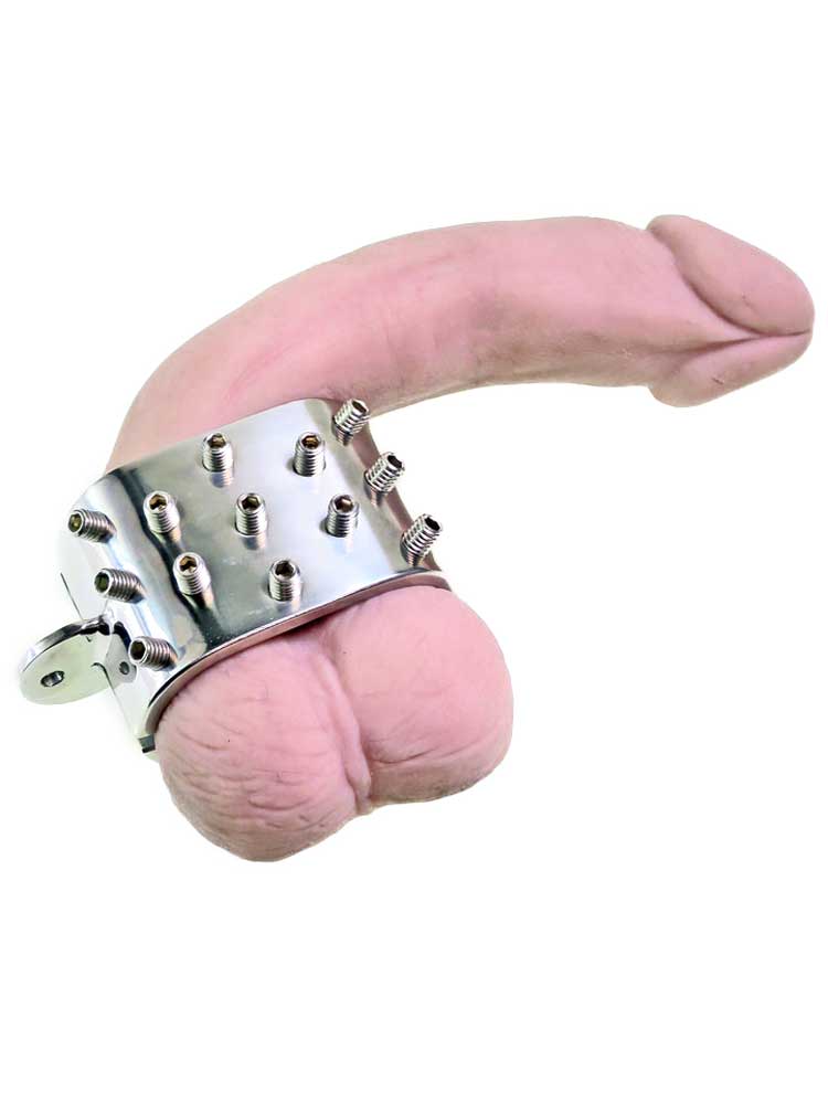 Edelstahl Ballstretcher Oval mit Spikes