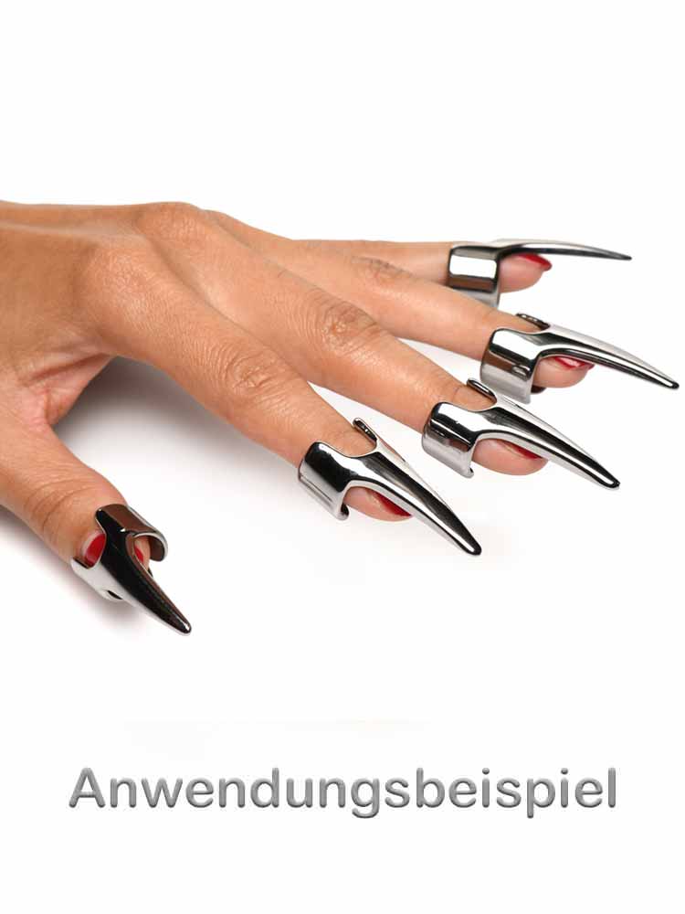Edelstahl Fingerkralle für Daumen