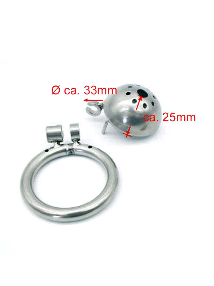 Edelstahl Keuschheitskäfig MINI