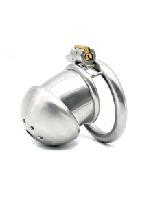 Edelstahl Keuschheitskäfig PIPE SHORT