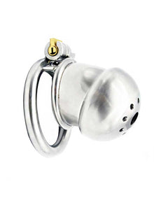 Edelstahl Keuschheitskäfig PIPE SHORT