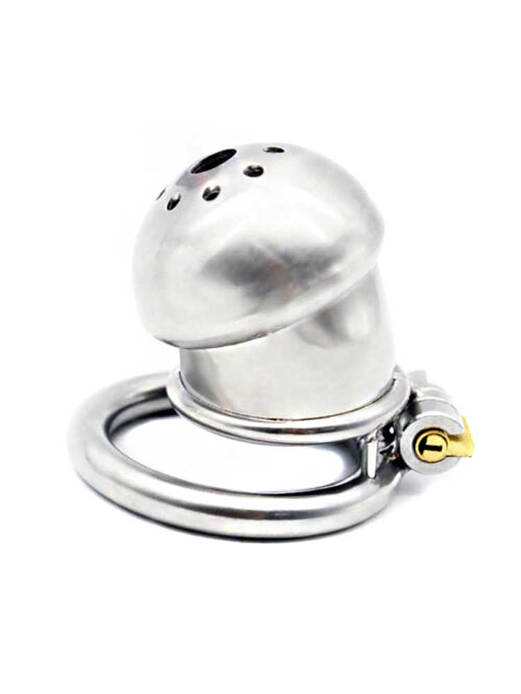 Edelstahl Keuschheitskäfig PIPE SHORT